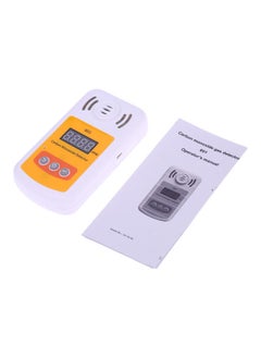 NIBEMINENT Portable Mini CO Gas Tester White/Yellow 18.5x5x8cm  - Image 2