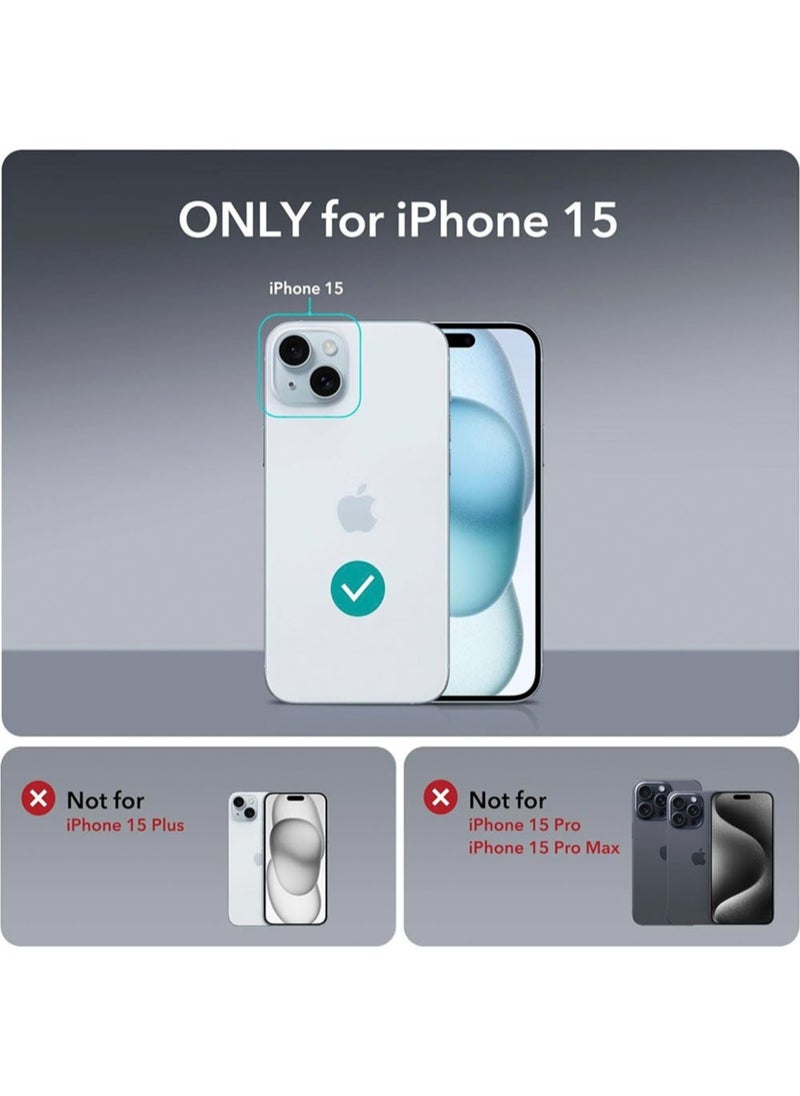 Protection cover for iPhone 15 , supports MagSafe, anti-yellowing and anti-scratch.