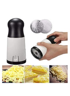 Hihonor Stainless Steel Cheese Slicer with 2 Sharp Blades, Kitchen Tool Good Helper for Grate Cheese, Butter, Vegetables, Bread Grater  - Image 1