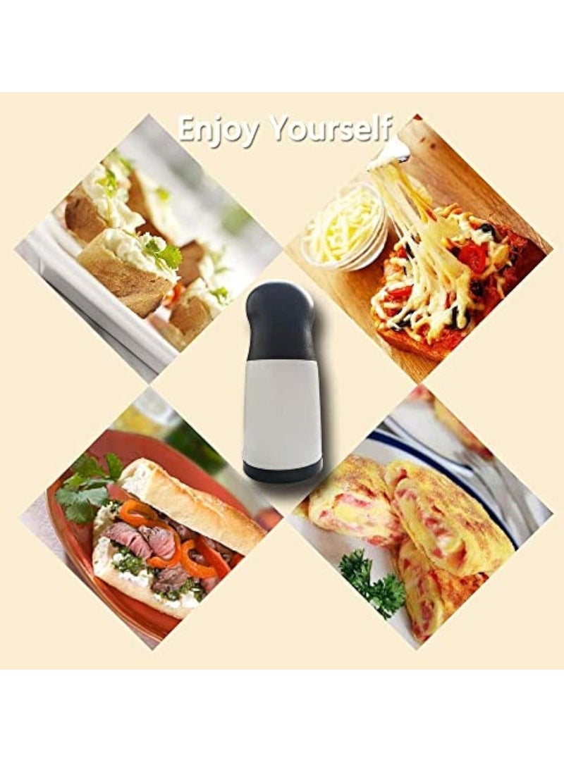 Hihonor - Stainless Steel Cheese Slicer with 2 Sharp Blades, Kitchen Tool Good Helper for Grate Cheese, Butter, Vegetables, Bread Grater - Image 1