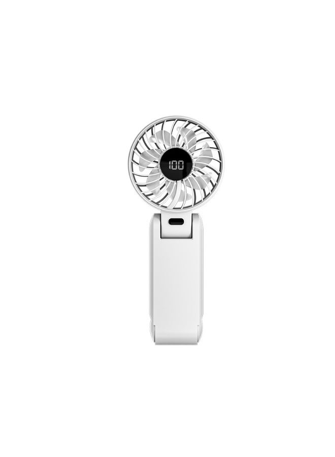 Nariele New Digital Display 100 Speed Handheld Folding Fan