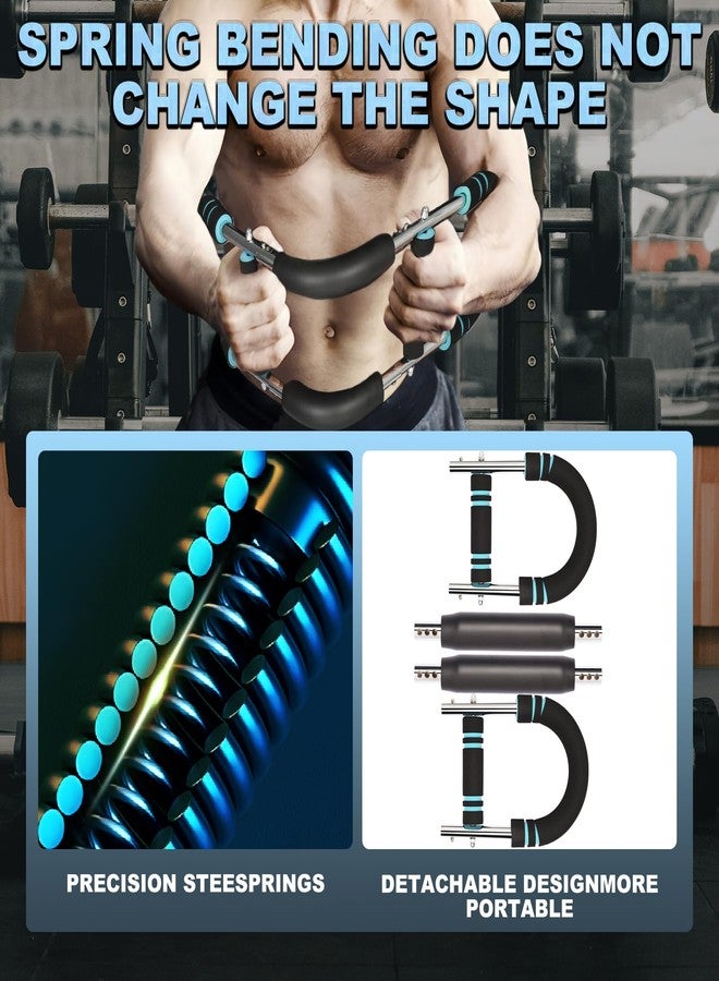 Gecool Chest Workout Equipment,Adjustable Resistance Bar for Full Body Workout, Arm Strengthener for Men & Women, Fitness Equipment for Strength Training（90-150Lbs） - Image 5
