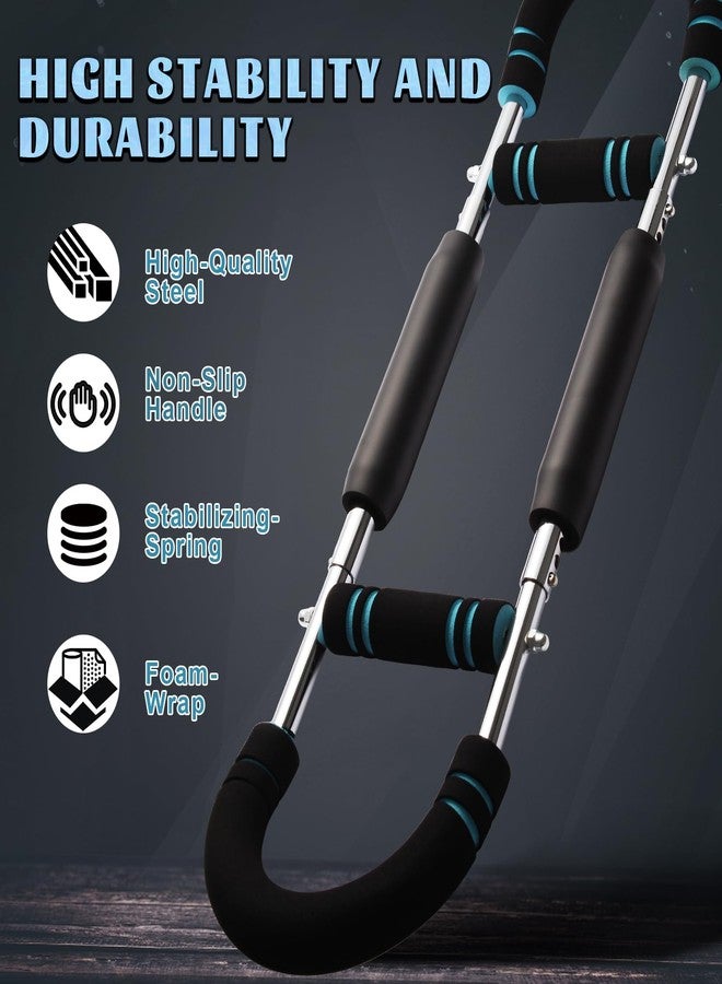 Gecool Chest Workout Equipment,Adjustable Resistance Bar for Full Body Workout, Arm Strengthener for Men & Women, Fitness Equipment for Strength Training（90-150Lbs） - Image 4