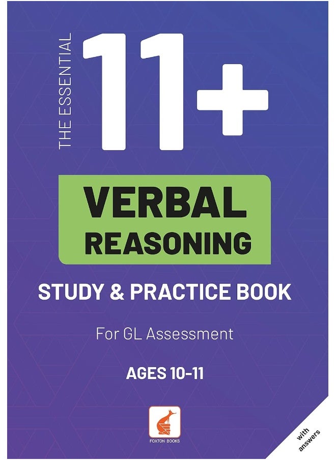 The Essential 11+ Verbal Reasoning Study & Practice Book for GL Assessment  - Image 1