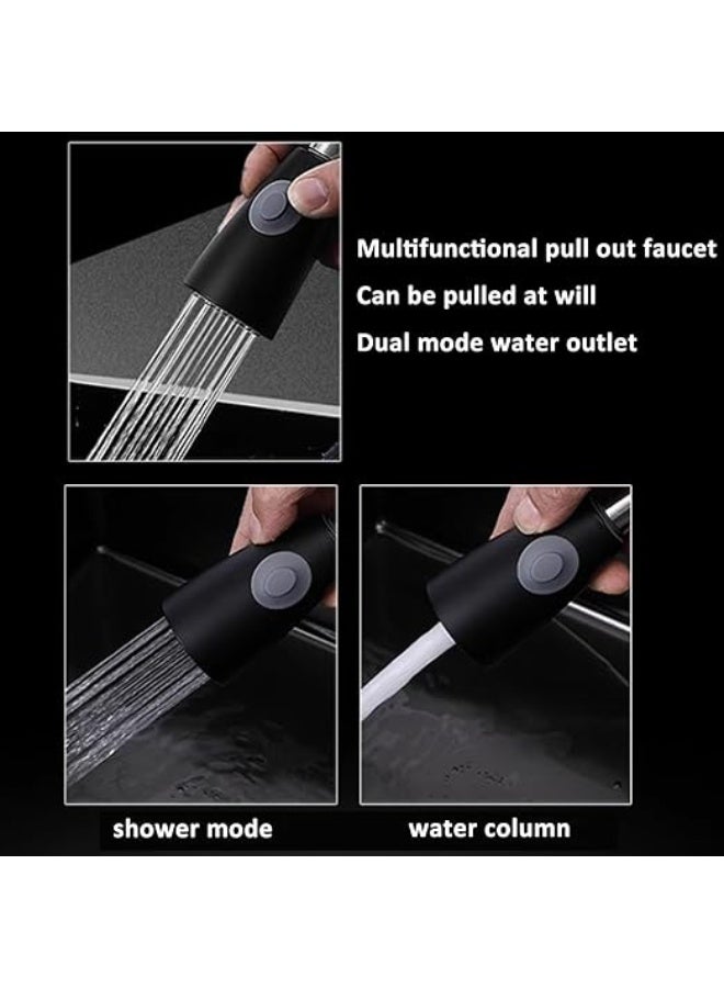 مبنى المستقبل حوض مطبخ | ستانلس ستيل أسود | حوض فردي مع صنبور وموزع صابون | جميع الملحقات | الحجم 60×45×20 سم - Image 4