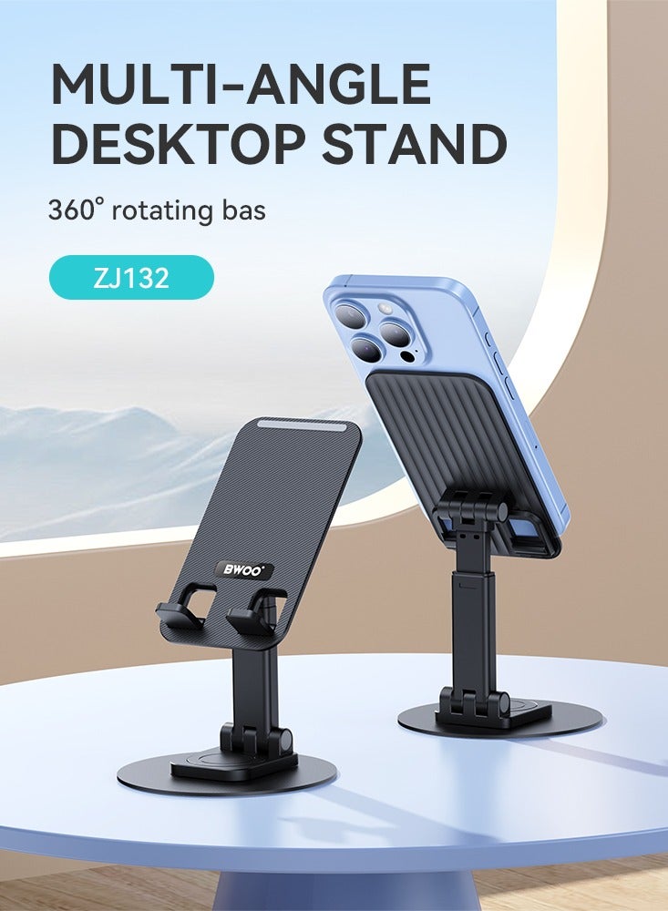 BWOO Rotatable Foldable Desktop Mobile Phone Holder - Image 4
