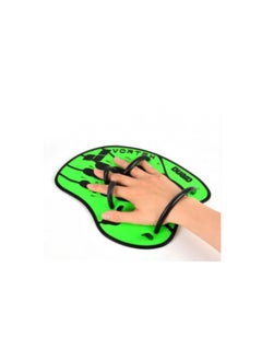 arena Vortex Evolution Hand Paddle    Size: M     Color: Acid Lime-Black  - Image 2