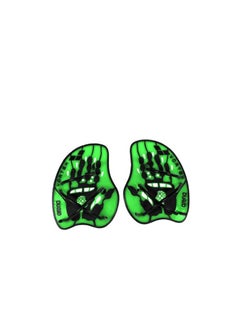 arena Vortex Evolution Hand Paddle    Size: M     Color: Acid Lime-Black  - Image 1