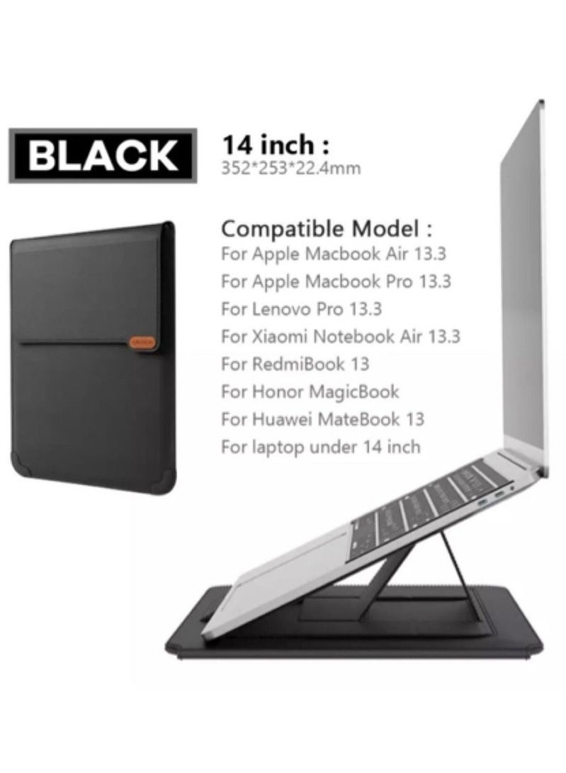 Nillkin 14Inch Laptop Sleeve Laptop Case with Stand Function, Computer Shockproof Bag with Mouse Pad Laptop bag  - Image 3