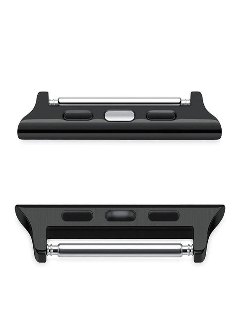 Metal Watch Band Adapter Clasp Connector for All Apple Watch Models 45mm   Series 8 No Screws or Screwdriver Needed Easy fit