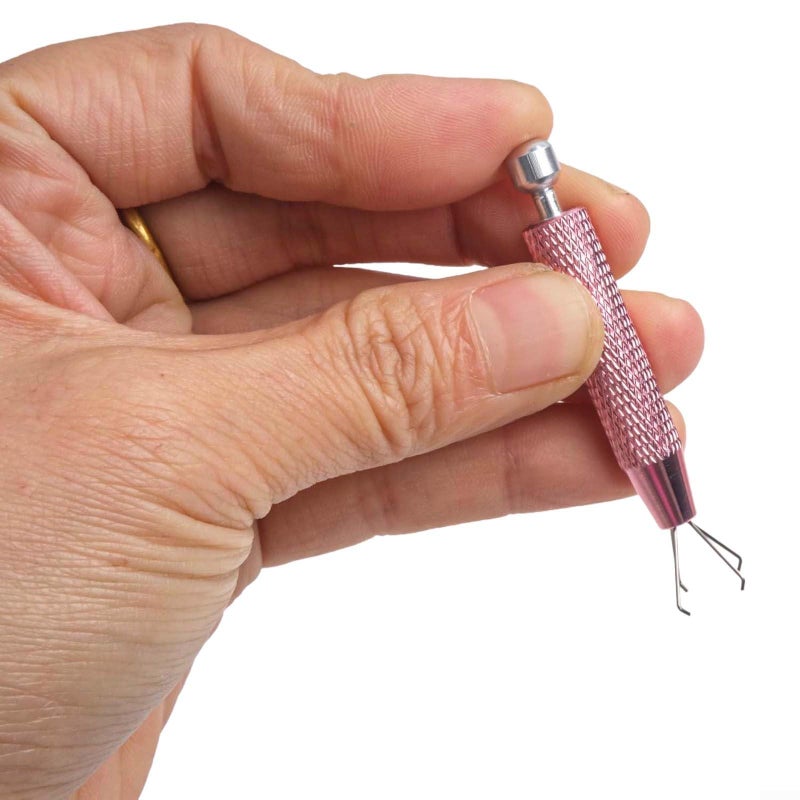 4 Claw Stainless Steel Tweezer Electronic Components Jewelry Beads Small Screws Holder - Image 4