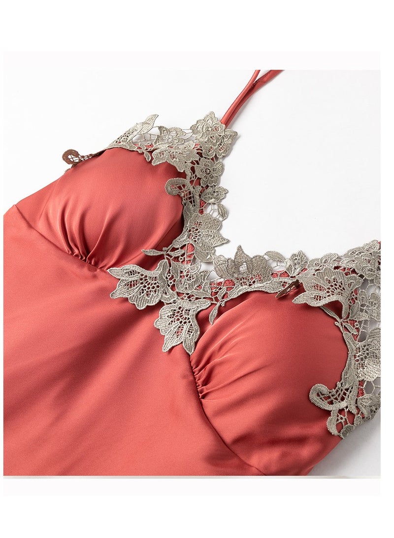 KUYING Two Pece Ice Ribbon Padded Pajamas  - Image 5