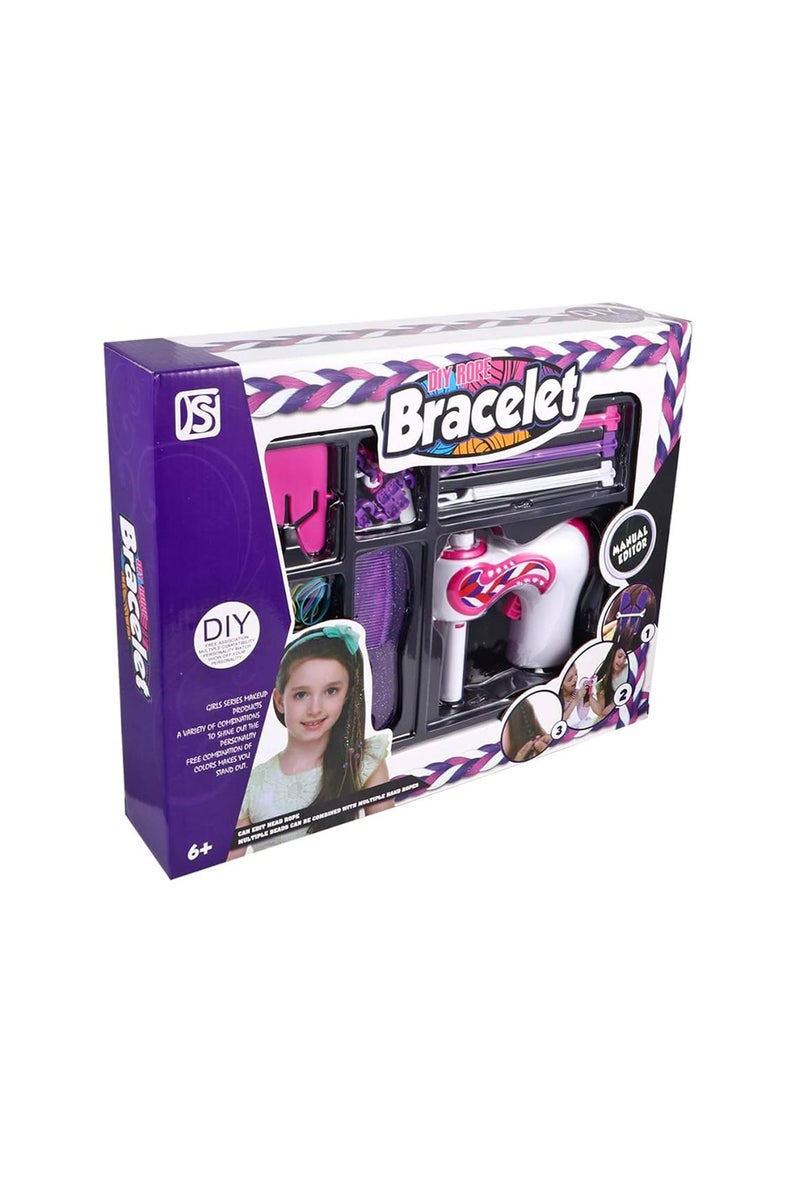 bracelet Generic DIY Rope Bracelet Easy Braided Hairstyles for Girls