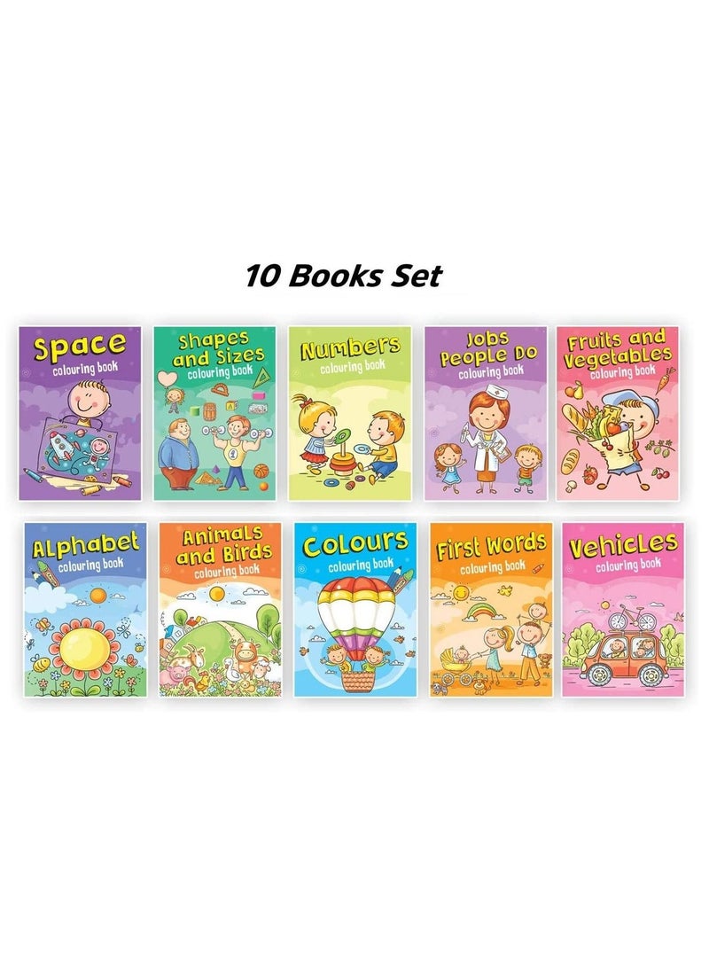 PEGASUS Coloring Bag with 10 coloring books for Kids  - Image 2
