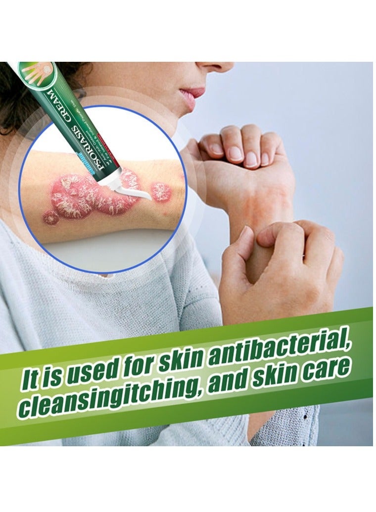 سوميفون كريمات الصدفية الأكزيما العشبية الصينية الطبيعية 20 جرام، مرهم التهاب الجلد والأكزيما والحكة والصدفية، كريمات الصدفية، علاج الصدفية، كريم مضاد للبكتيريا، لحكة الجسم - Image 3