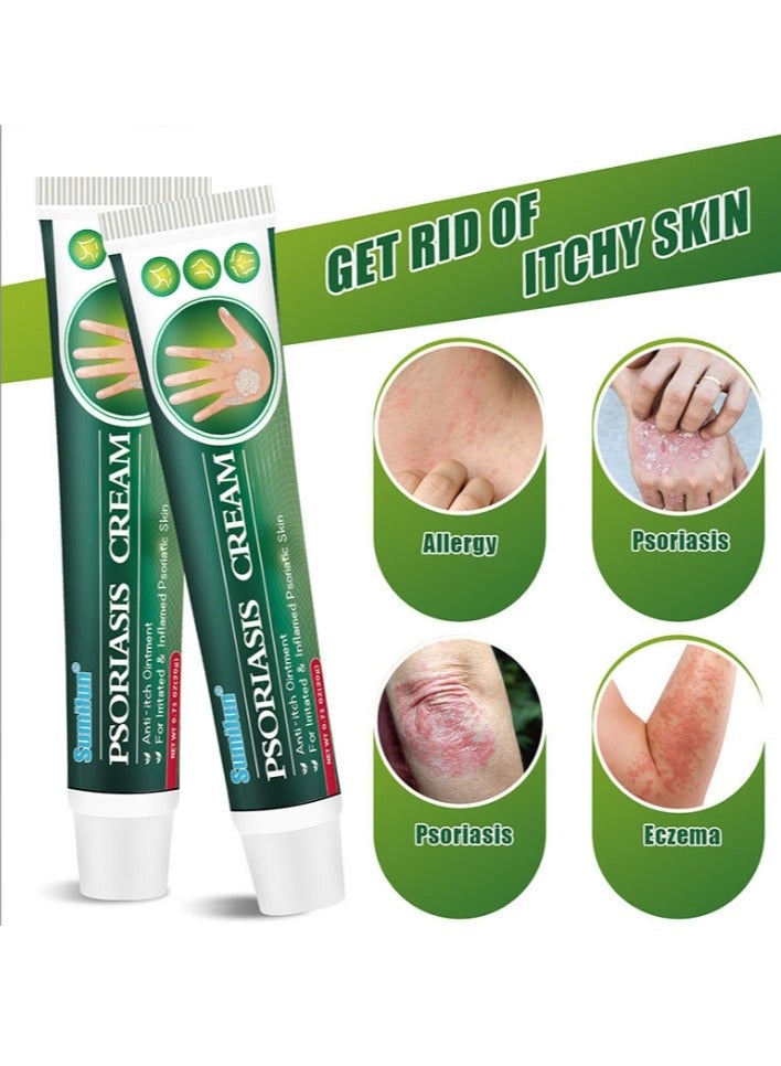 سوميفون كريمات الصدفية الأكزيما العشبية الصينية الطبيعية 20 جرام، مرهم التهاب الجلد والأكزيما والحكة والصدفية، كريمات الصدفية، علاج الصدفية، كريم مضاد للبكتيريا، لحكة الجسم - Image 4