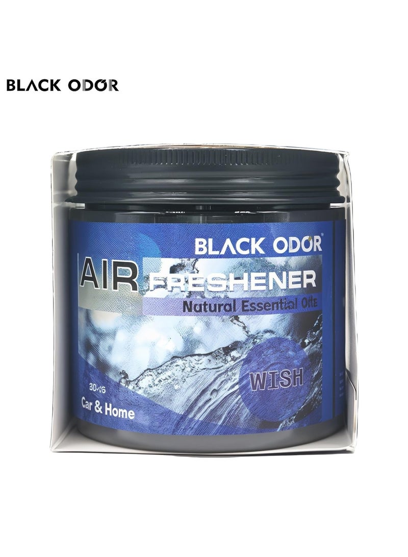 Black Odor Wish Car Air Freshener 180G Premium Essential Oil Infused Fragrance for Cars, Homes, and Offices BO-03  - Image 5