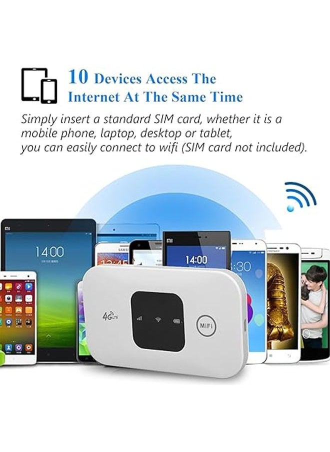 General Portable WiFi Adapter, High Speed 4G Mobile WiFi Hotspot Router, USB Portable WiFi Router for Mobile Phone, Laptop, Desktop Tablet（MF800）  - Image 3