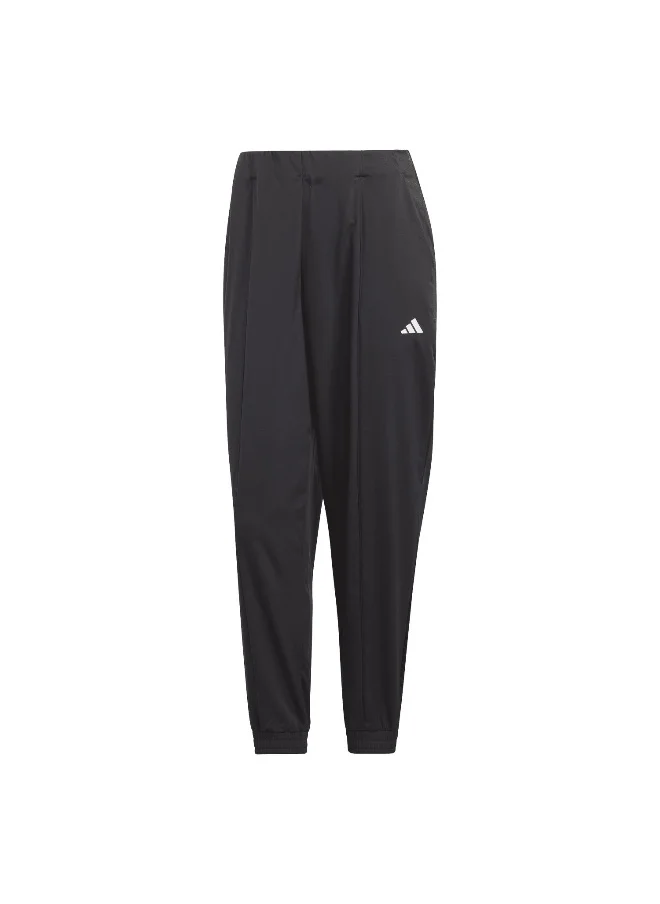 Adidas adidas aeroready workout essentials minimal branding woven women pants