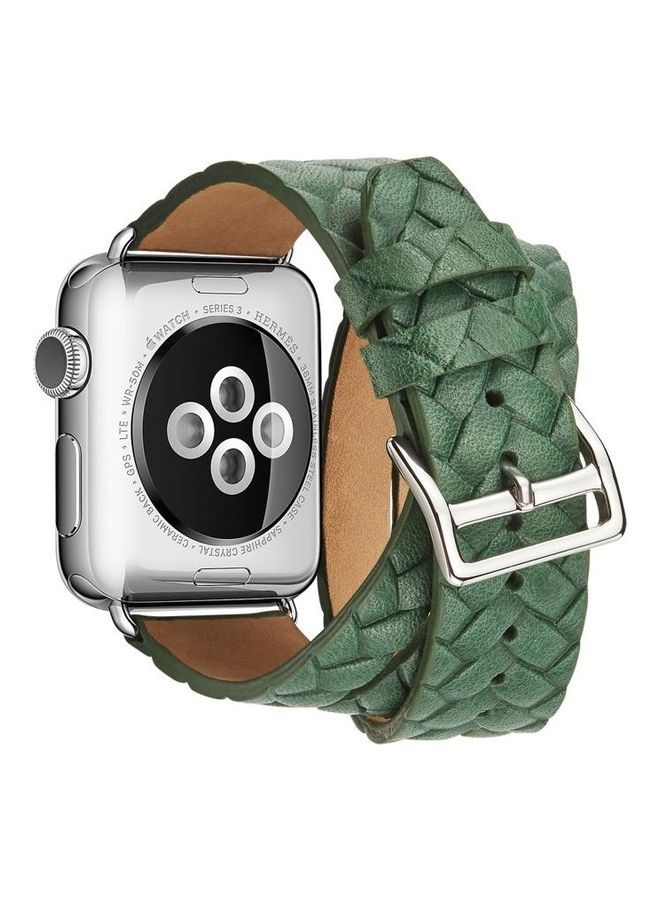 NIBEMINENT Replacement Watchband For Apple Watch Green - Image 1