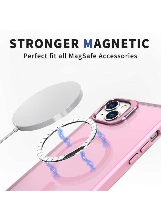 اس-توب جراب هاتف مغناطيسي من MagSafe لهاتف iPhone 14 مزود بحامل كاميرا معدني غير مرئي - Image 2