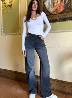 Wide-Leg - High-Waist Charcoal Wash Jeans - pzsku/Z911E7079A5B5B3280320Z/45/_/1740838150/f16ae22c-5fdc-4145-a8ed-f83be1da7e61