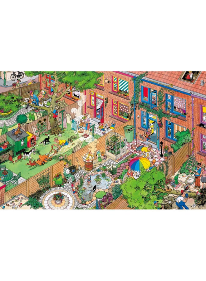 Love Picture Art Wooden Puzzle 1000 Cartoon Art Painting Landscape Picture Educational Toys High Difficulty-Color:1000 Piece Sunday Wood Partition - Image 1