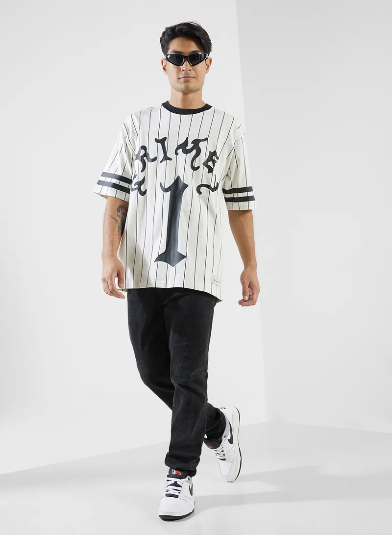 Grimey Causing Panic Heavyweight Football Jersey