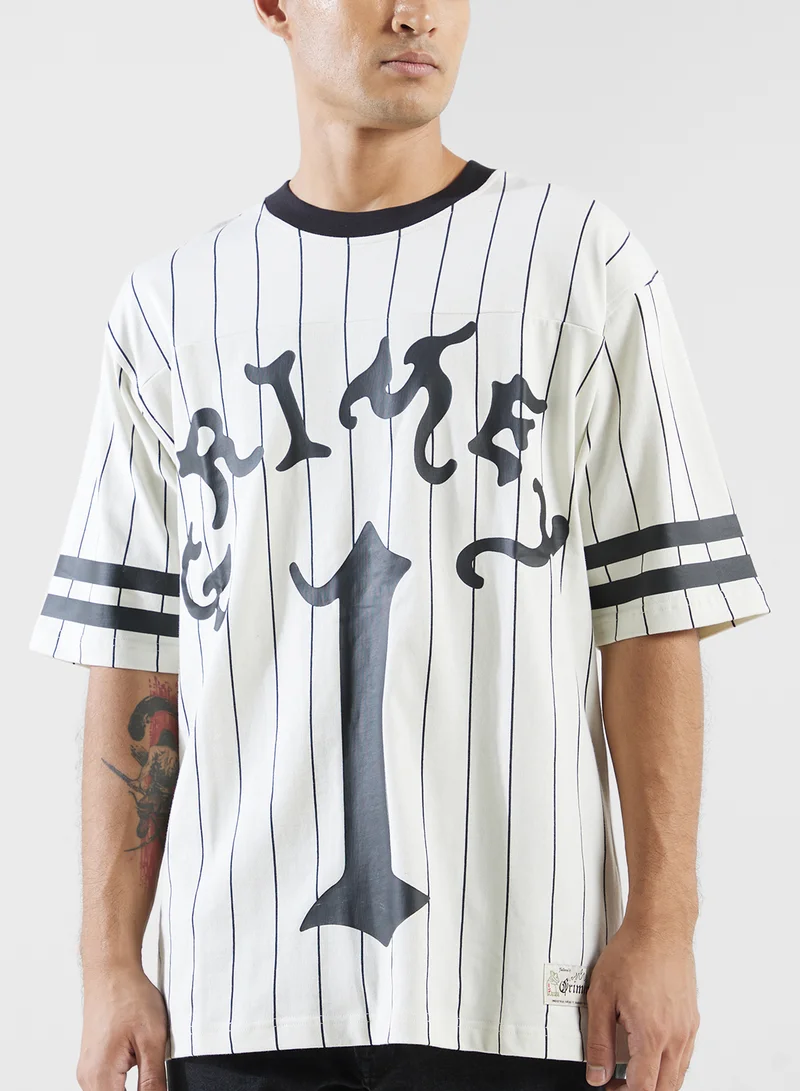 Grimey Causing Panic Heavyweight Football Jersey