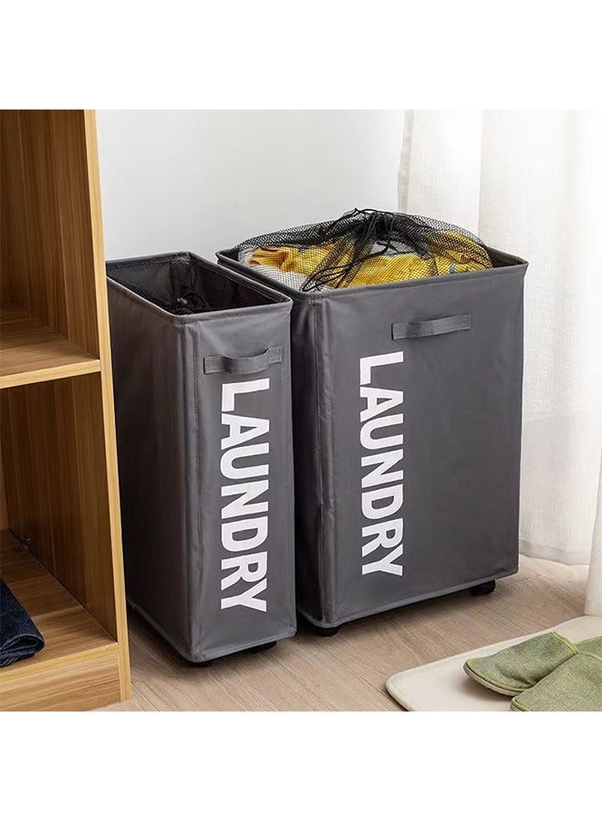 OASIS DESERT Fabric Storage Bucket, Dirty Clothes Basket, Dirty Clothes Storage Basket, Laundry Basket, Household Daily Use0000-- - Image 2