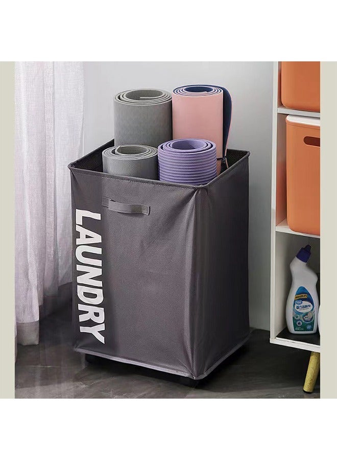 OASIS DESERT Fabric Storage Bucket, Dirty Clothes Basket, Dirty Clothes Storage Basket, Laundry Basket, Household Daily Use0000-- - Image 3