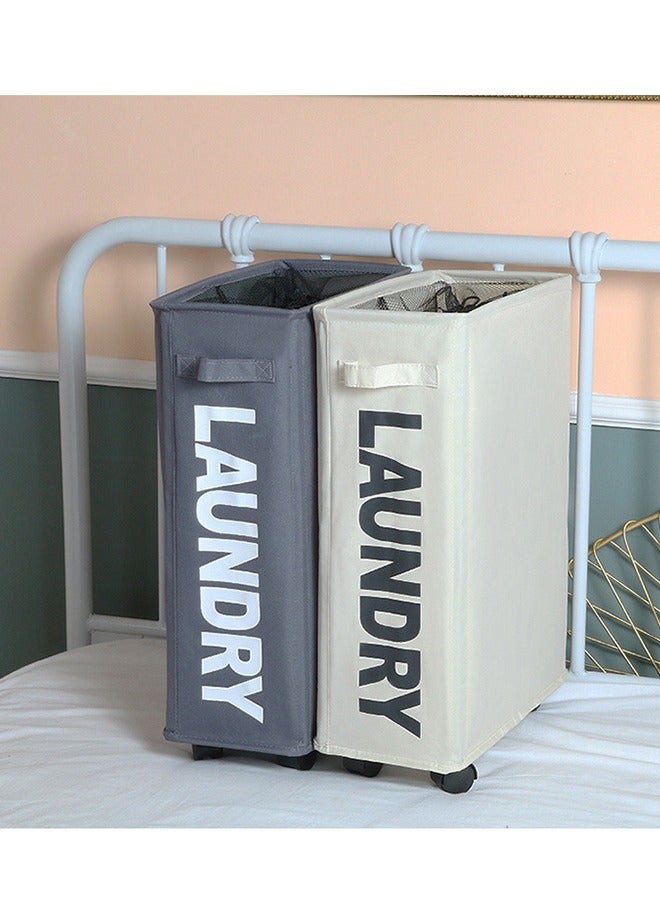 OASIS DESERT Fabric Storage Bucket, Dirty Clothes Basket, Dirty Clothes Storage Basket, Laundry Basket, Household Daily Use0000-- - Image 4