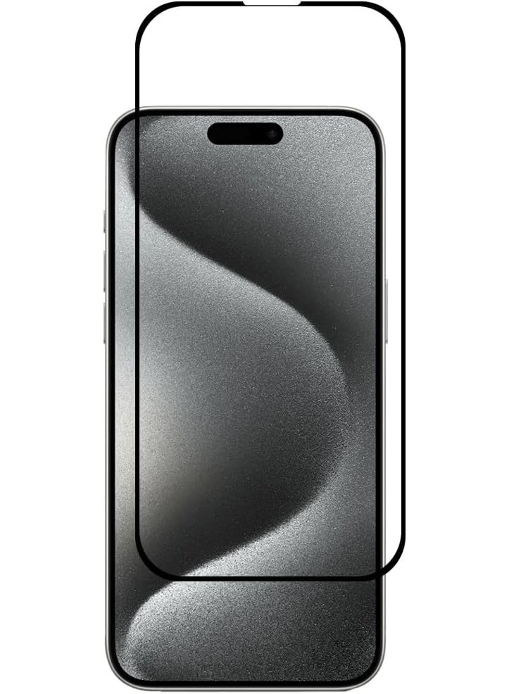 Screen Protector For  iPhone 15 Pro Max , 5D Tempered Glass Protector 9H Hardness, Bubble Free, HD Clear iPhone 15 Pro Max Screen Protector