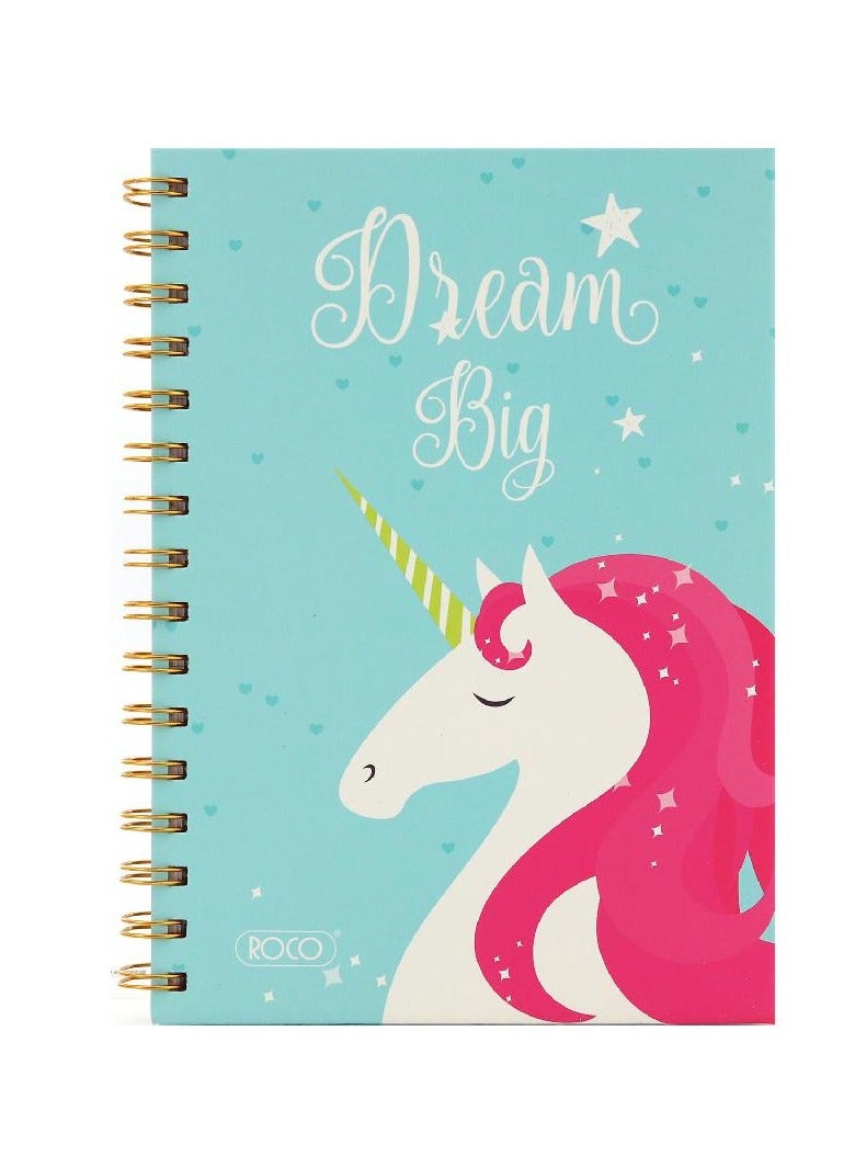 روكو دفتر ملاحظات "أحلام كبيرة" أحادي القرن، مقاس A580 - Image 1