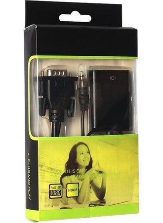 melekstore Powermaster PM-18637 VGA Male To HDMI Female Converter Cable  - Image 2
