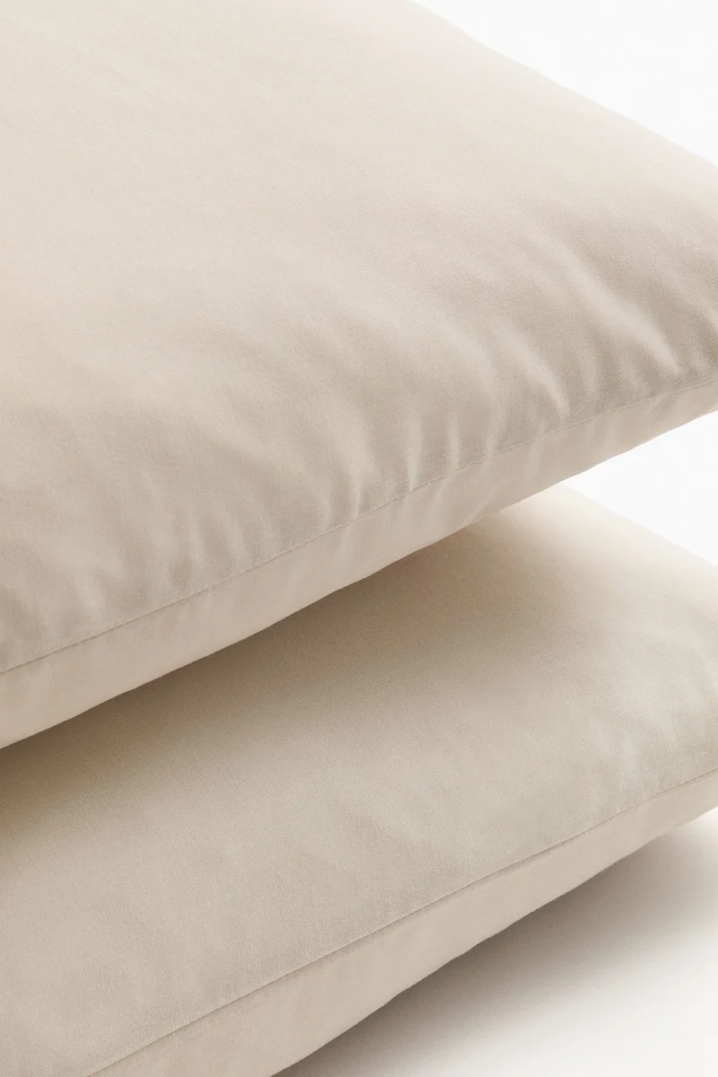 H&M 2-pack cotton pillowcases