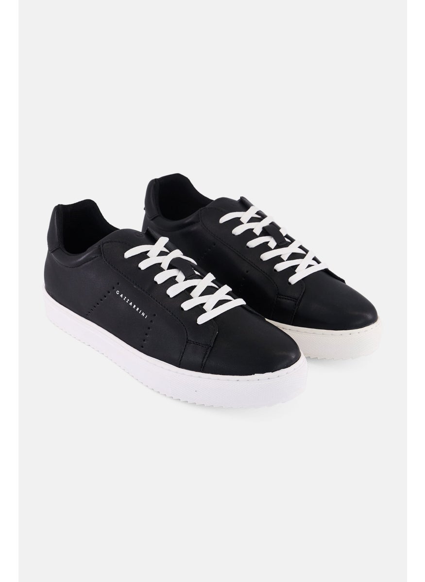 Gazzarrini Men Lace Up Sneakers, Black  - Image 1