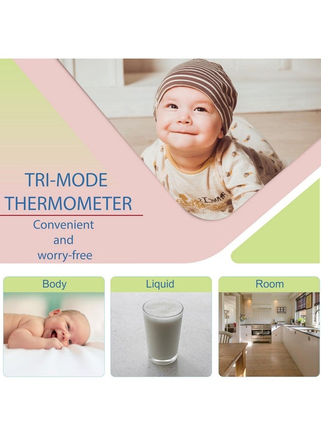 Amplim No Touch Forehead Thermometer Non Contact Baby Thermometer Essentials For Adults Kids Toddlers Infants Accurate Touchless Temporal Thermometer With Storage Case Pink - Image 5