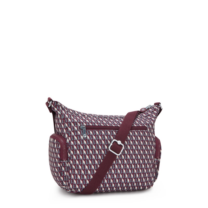 kipling Gabbie S 3Dk Wine Medium Crossbody - Image 2