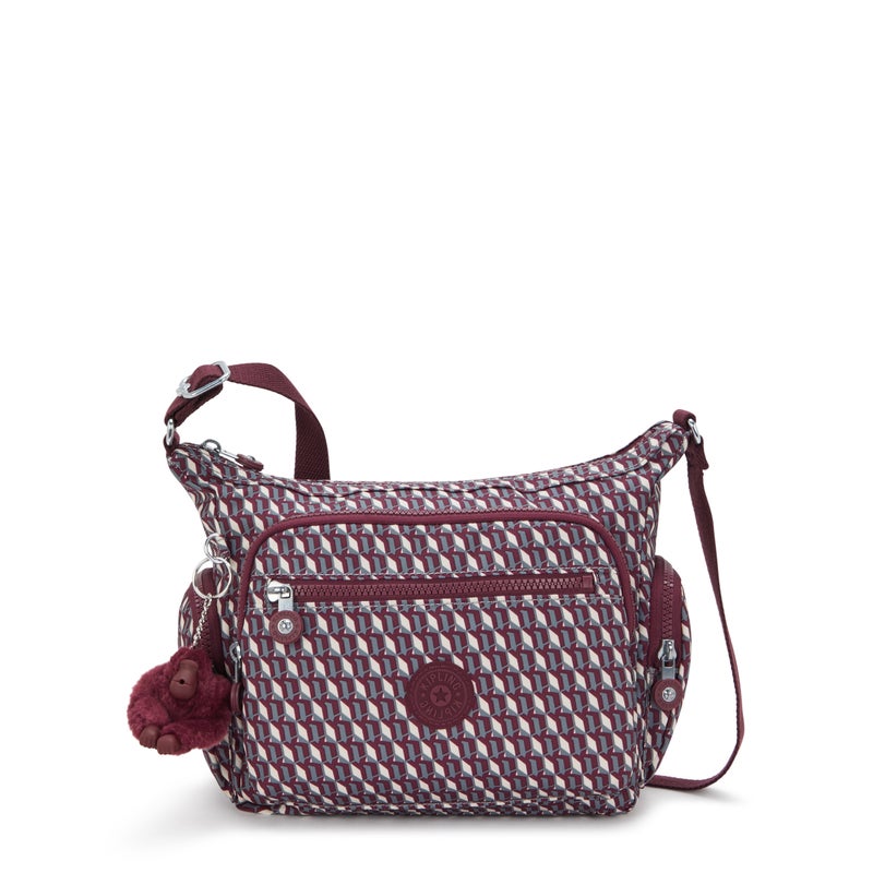 kipling Gabbie S 3Dk Wine Medium Crossbody - Image 1