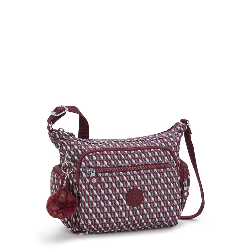 kipling Gabbie S 3Dk Wine Medium Crossbody - Image 4