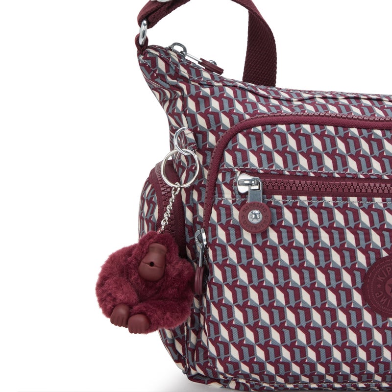 kipling Gabbie S 3Dk Wine Medium Crossbody - Image 5