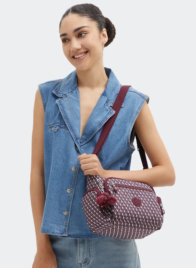 kipling حقيبة جابي S 3Dk نبيذ متوسطة عبر الجسم - Image 2