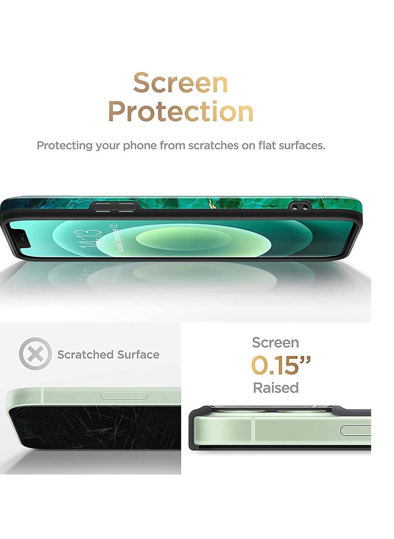 SYOSI - Series of Protective Cases Are Compatible with for iPhone 12 Pro 6.1”2020, Thin Glossy Soft Marble Shock-Proof And Scratch-Proof Mobile Phone Case - Image 1