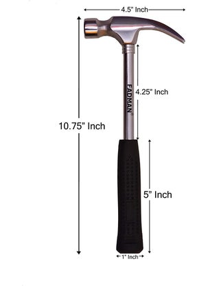 Fadman FADMAN Heavy Premium Curved Claw Hammer  - Image 3