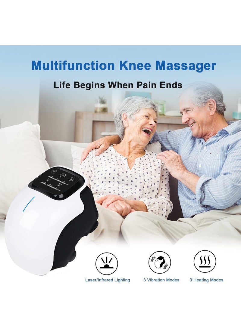 ACLIX Knee Massager-Large LED Screen Arthritis Knee Massage Wearable with Heat Rechargeable Electronic Smart Knee Massage for Knee Joint Pain Injury - Image 2