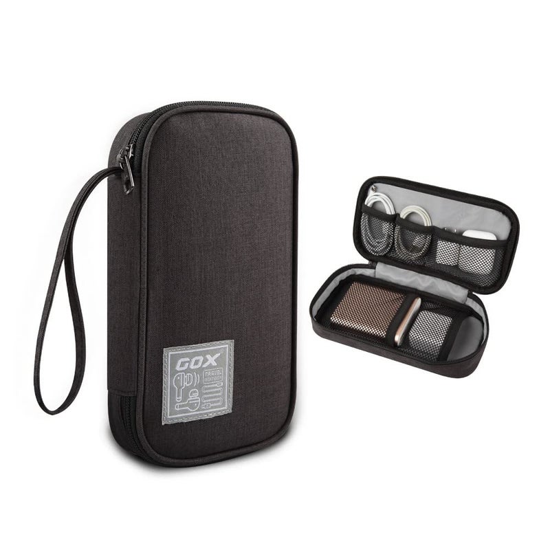 GOX Cord Organizer travel Cable Organizer Tech Pouch Electronics Case Charger Bag for Men Small Carry Box SD Card Cases Storage - Image 1