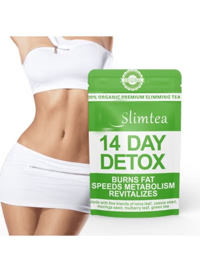 أوريجنال Detox Tummy Tea Bags, Weight Loss Slimming Tea, Support Healthy Digestive and Metabolism,14 bags - Image 1
