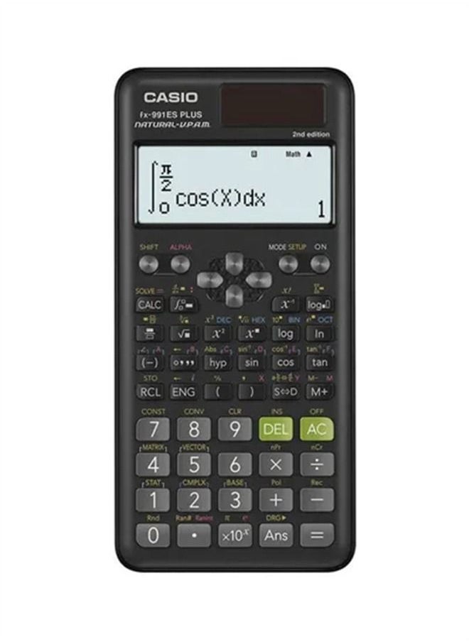 CASIO - Fx-991Es Plus 2nd Edition Calculator Black - Image 1