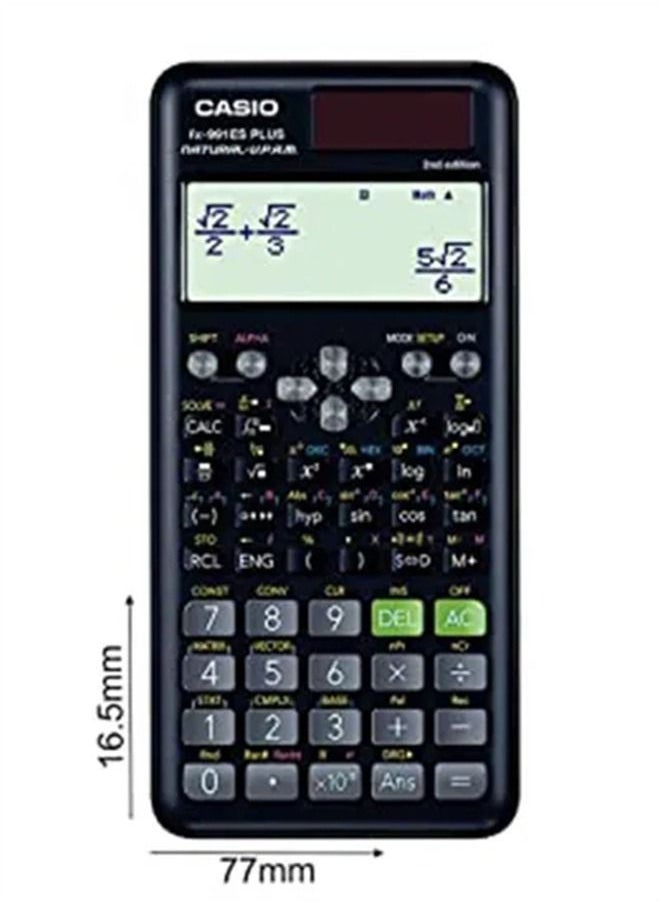 CASIO - Fx-991Es Plus 2nd Edition Calculator Black - Image 1